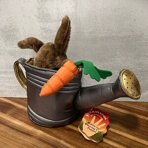 Folkmanis Rabbit Puppet in Watering Can